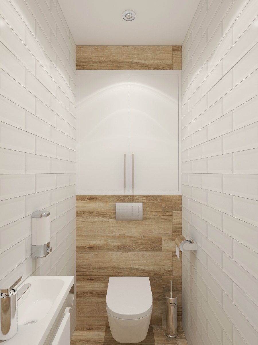 ванная и туалет раздельные дизайн в одном стиле с плиткой