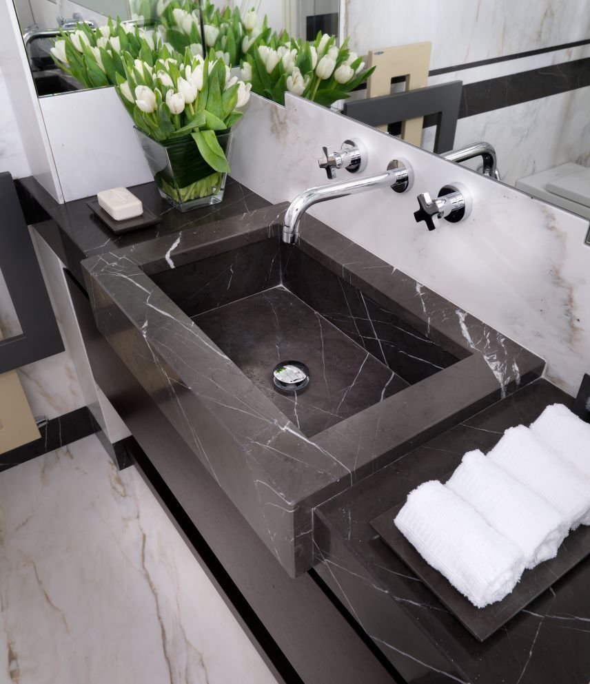 Италон раковина из керамогранита