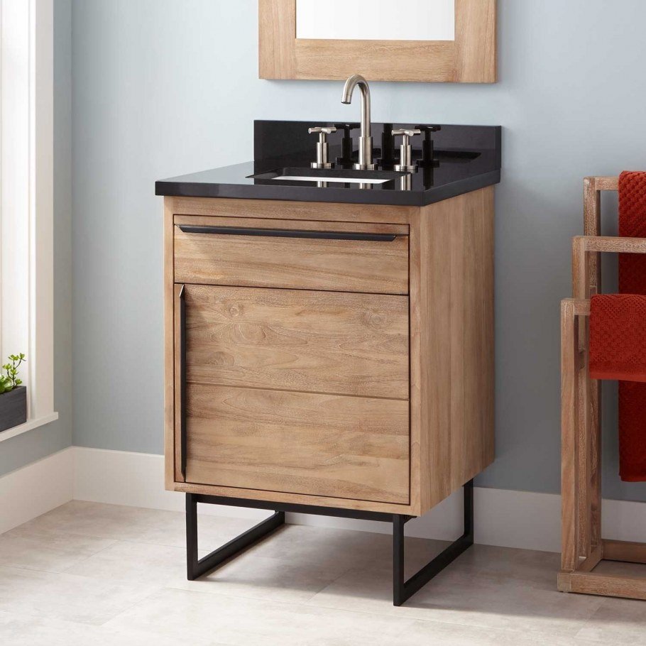 Железная тумба под раковину лофт 120х50