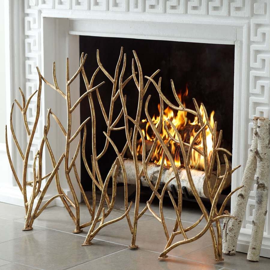 Экраны для каминов декоративные