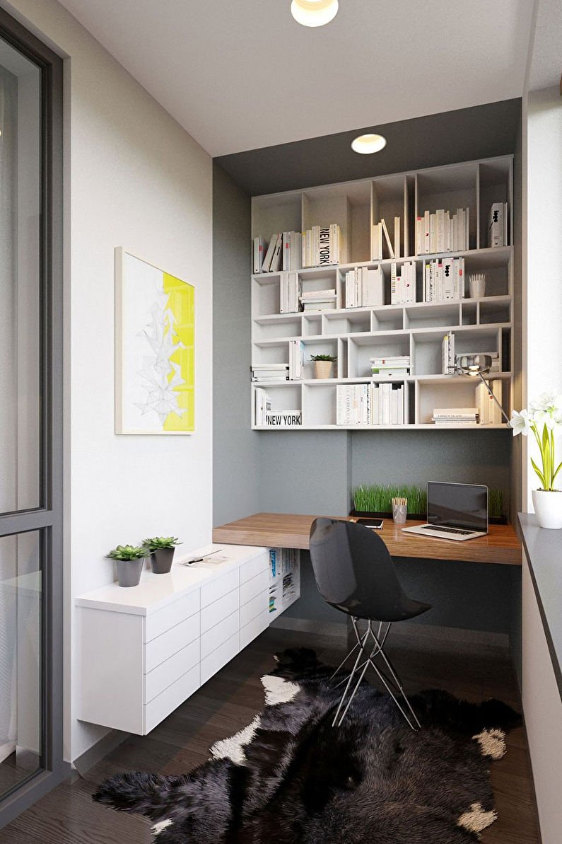 Кабинет на балконе