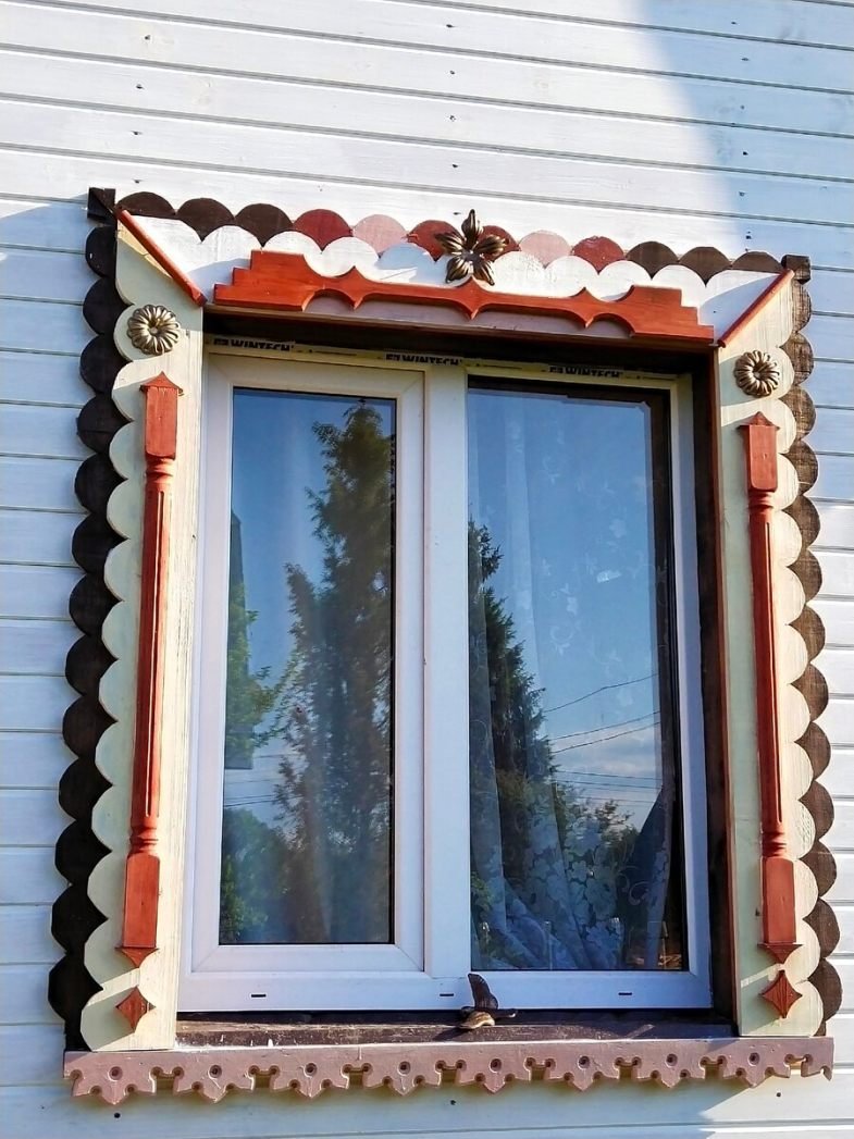 Металлические наличники на окна