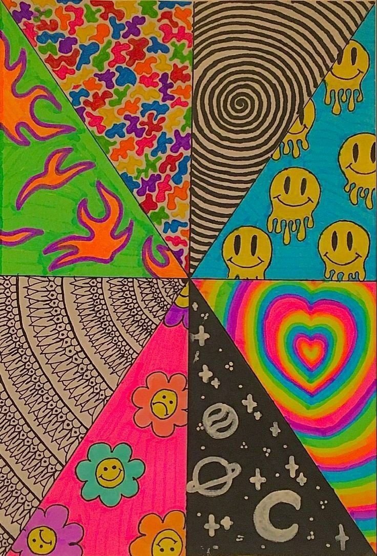 Хиппи живопись 2020