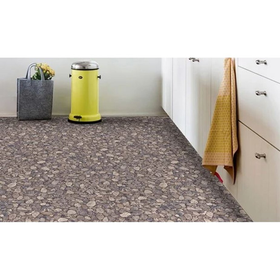 Линолеум с узором морских камней