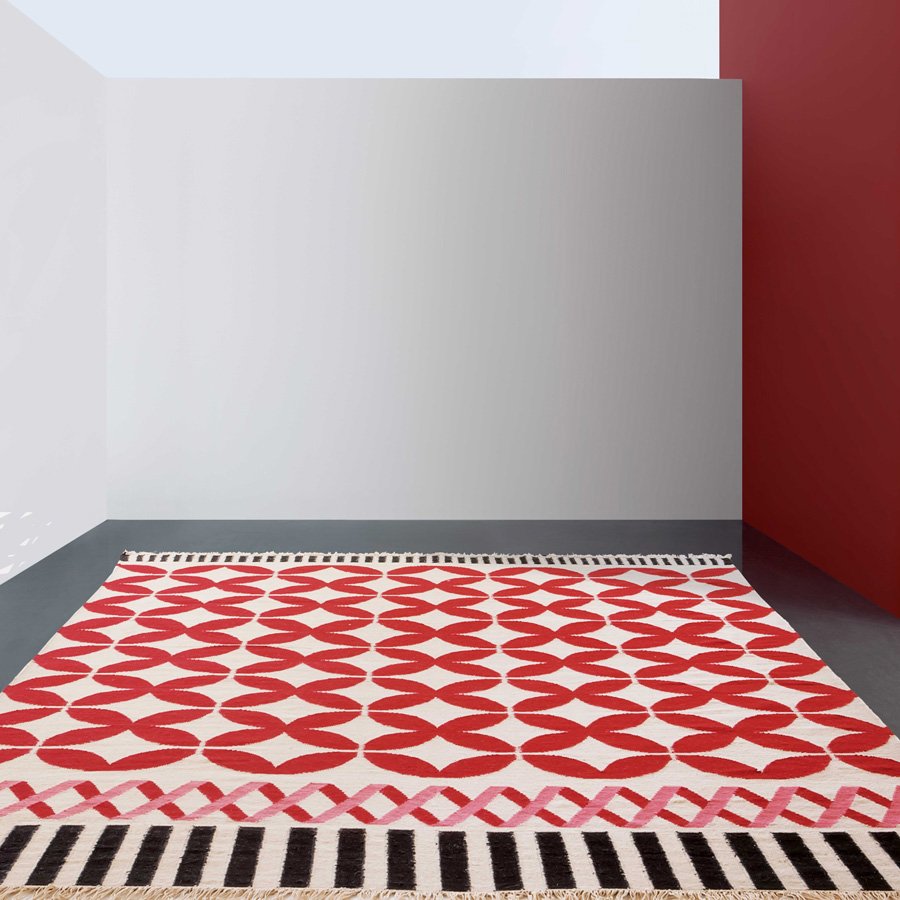 Ковер с оптической иллюзией