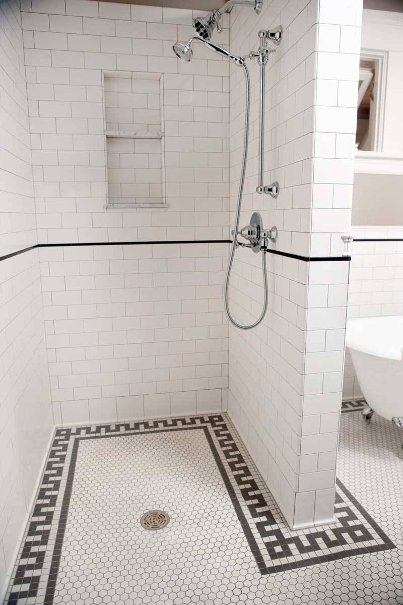 Душевая камера из плитки