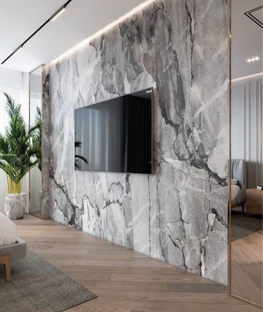 Гибкий камень в интерьере