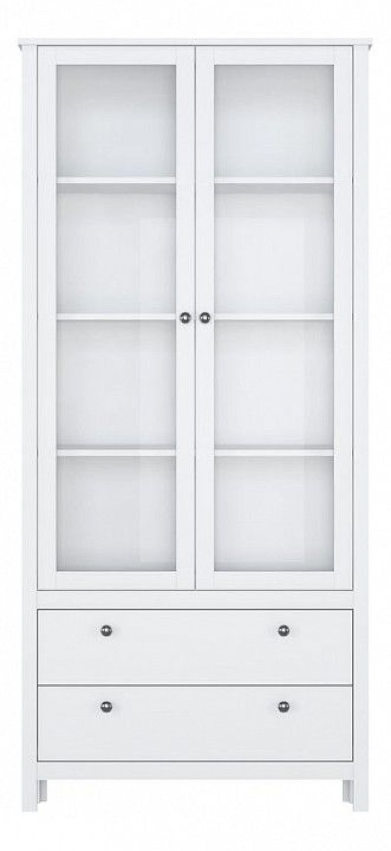 Шкаф-витрина Хельга reg1w1s/65 белый