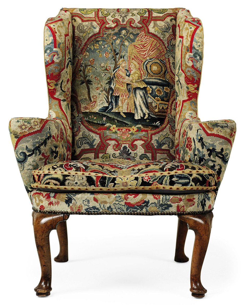 Кресло Wingback 18 век