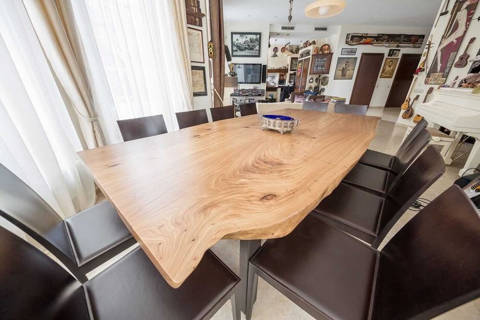 Обеденный стол dine раздвижной дерево/ламинат 110 см