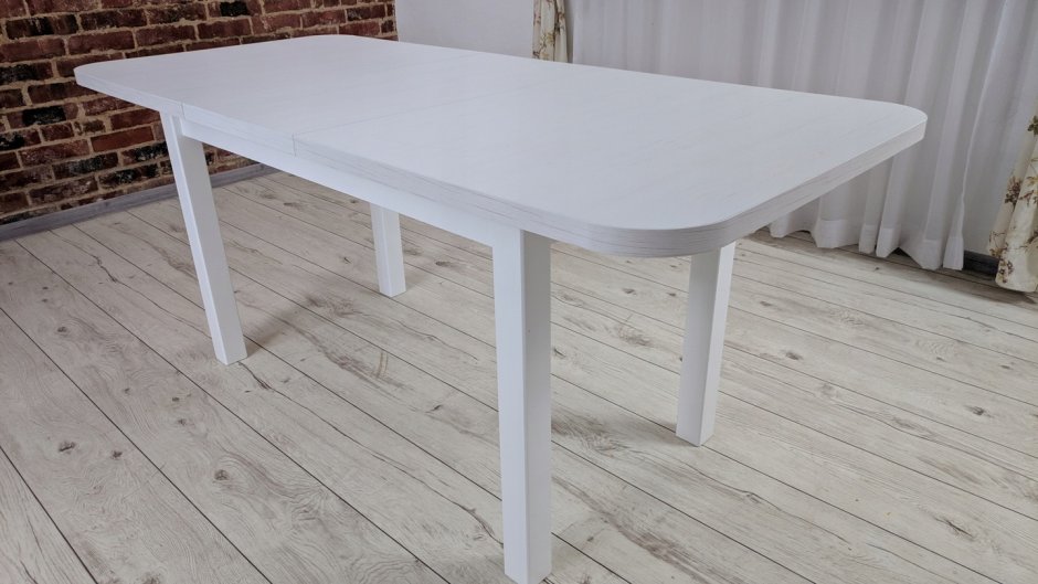 Кухонный стол Wenus 2 s, 140(180)х80х76 белый
