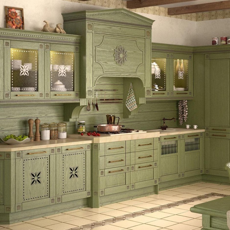 Кухня Olive Green