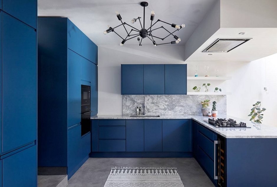 Синяя кухня Леруа