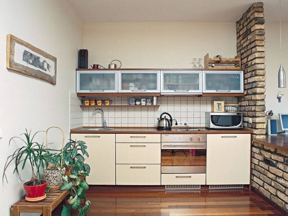 Кухонные гарнитуры без навесных шкафов