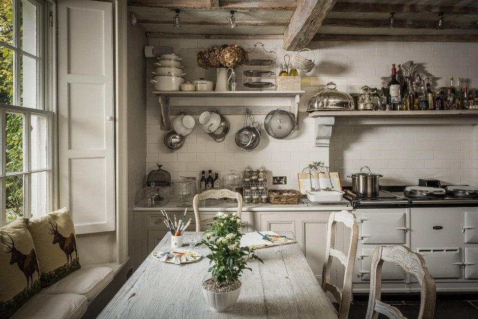 Кухня на даче в скандинавском стиле