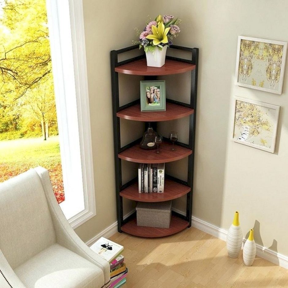 Полки угловые настенные