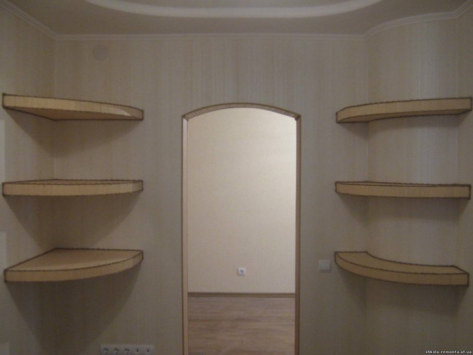 Полки с закругленными углами