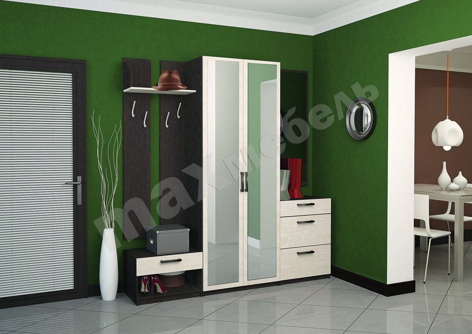 Коридор в двухкомнатной квартире