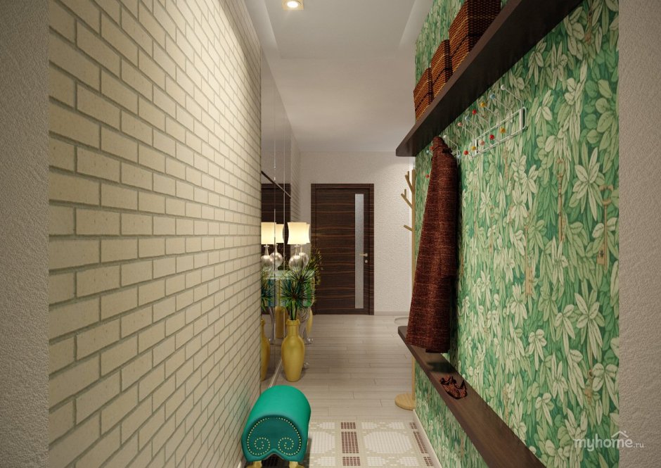 Обои компаньоны для прихожей