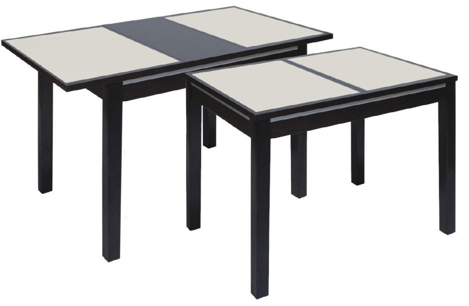 Стол обеденный раздвижной Персей, столешница МДФ/пластик, 110х70х75 см