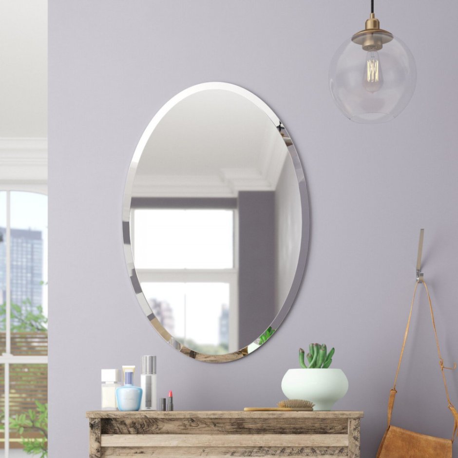 Зеркало круглое Cattelan Wall Mirror in Mirrored Glass with circular Bevels