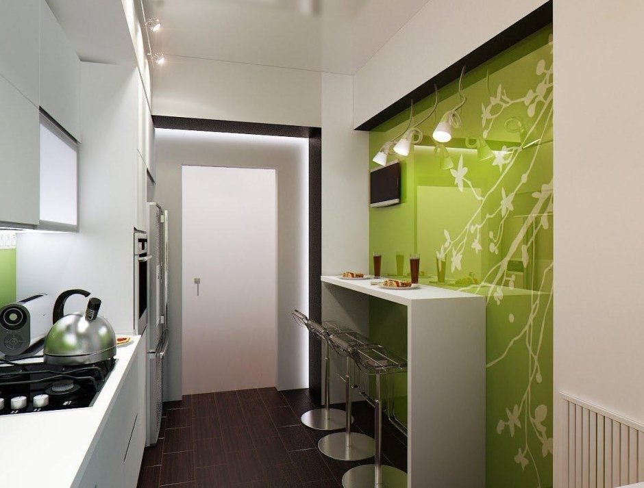 Арка в дверной проем на кухню