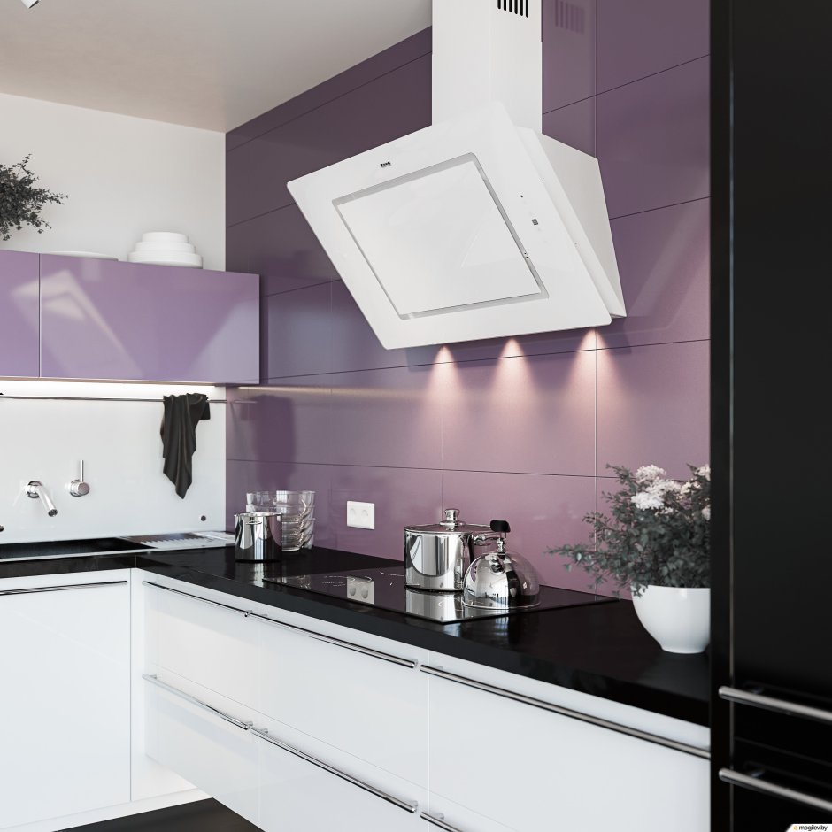 Каминная вытяжка Eleyus Venera a 1000 led SMD 90 WH