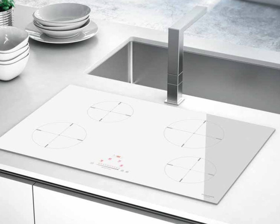 Индукционная варочная панель Fulgor Milano Ch 604 ID TS WH