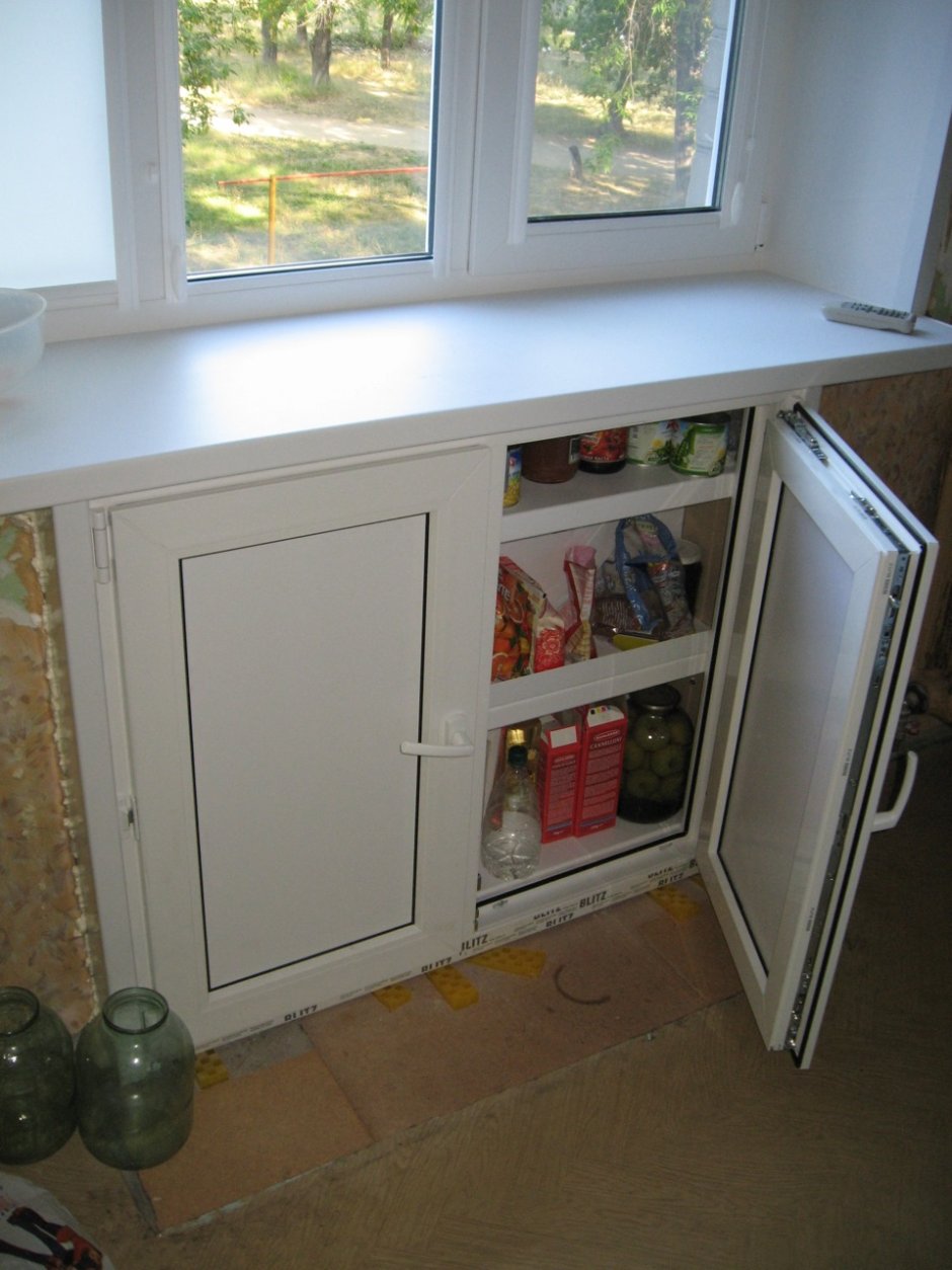 Хрущевский холодильник под гарнитур
