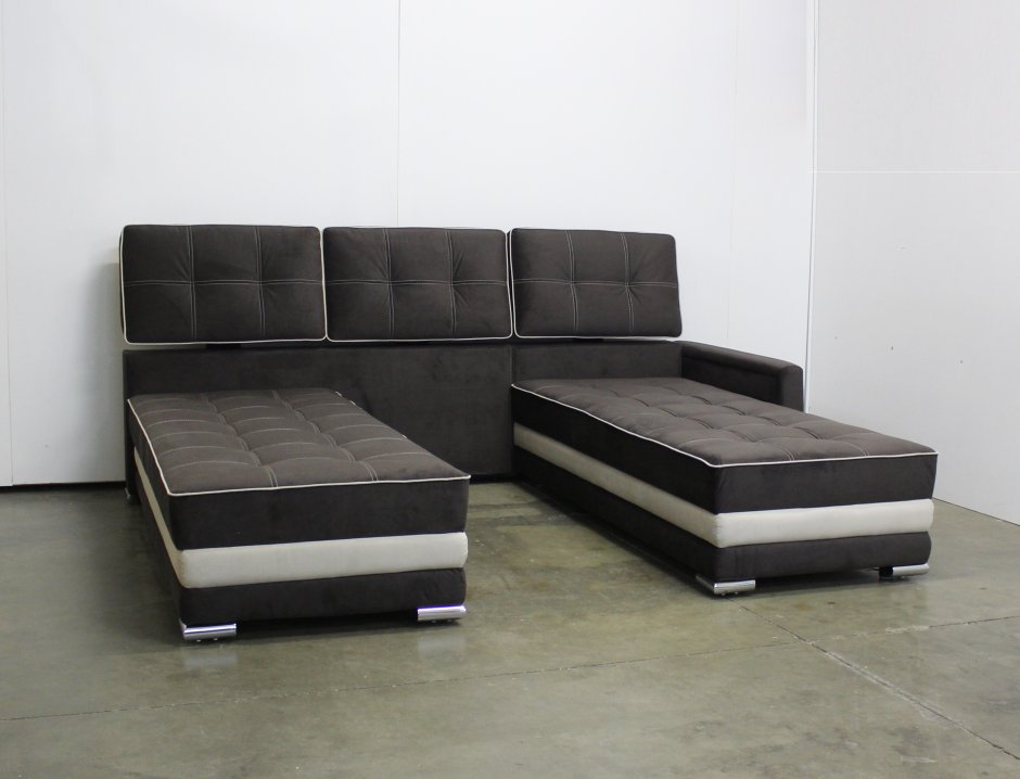 Модульный диван Сэл с двумя раскладными оттоманками 3000