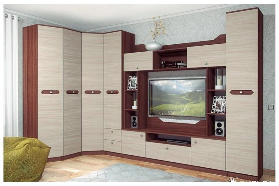 Гостиная Орион ясень шимо светлый