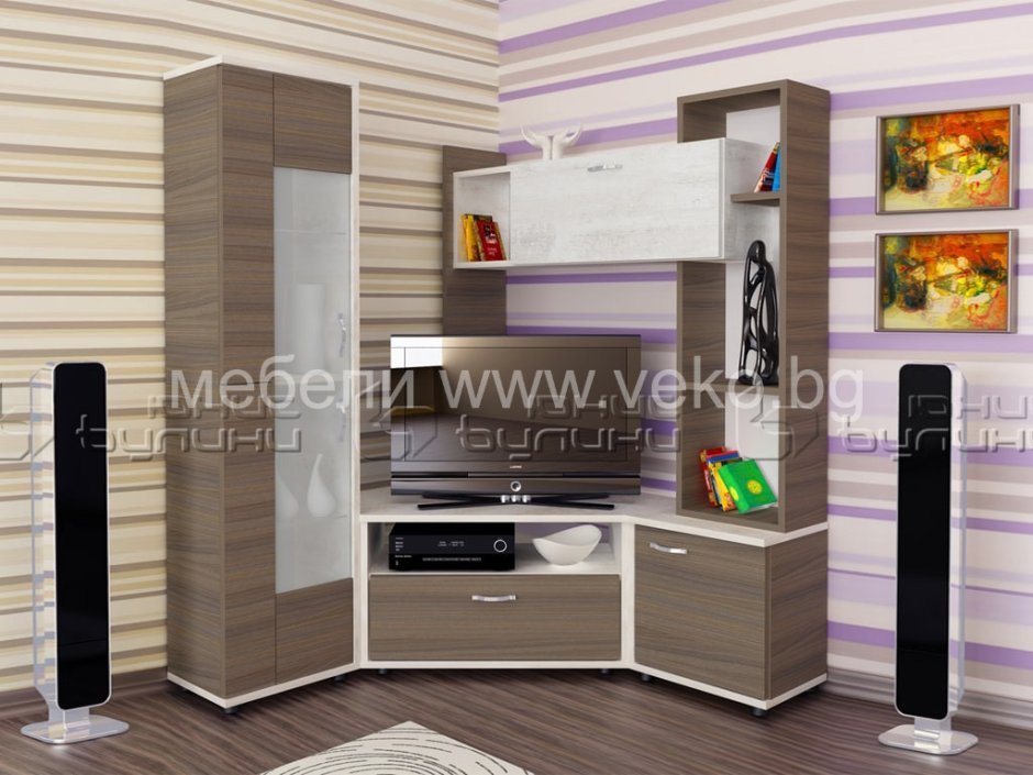 Угловой шкаф в зал