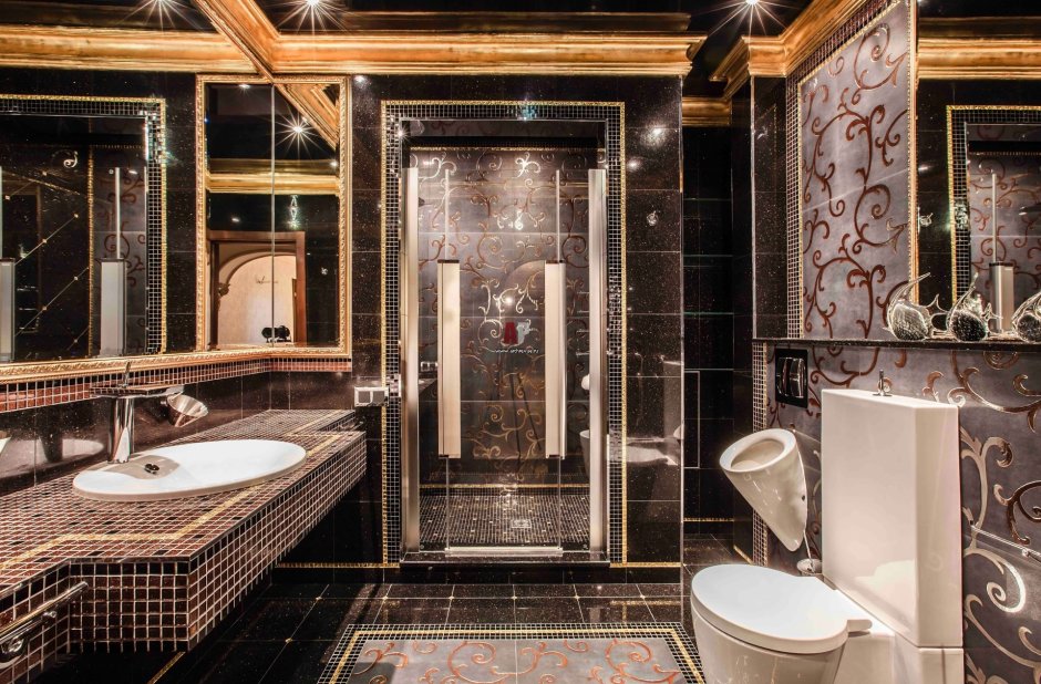 Туалетная комната в английском стиле