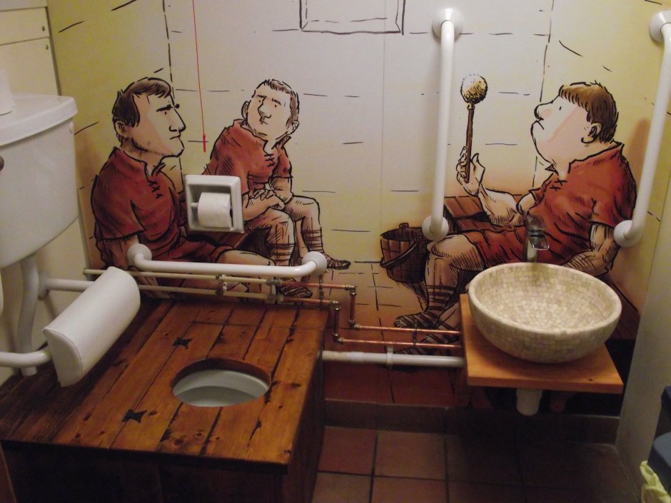 Общественные туалеты древнего Рима