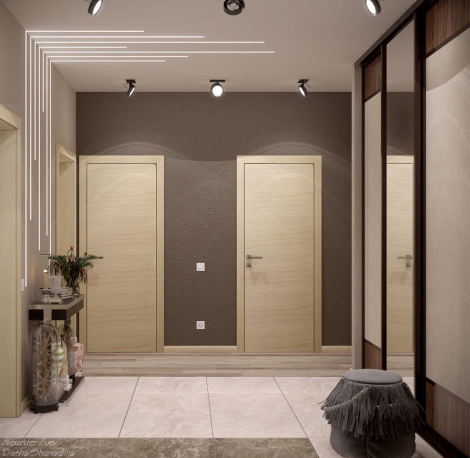 Двери в коридоре