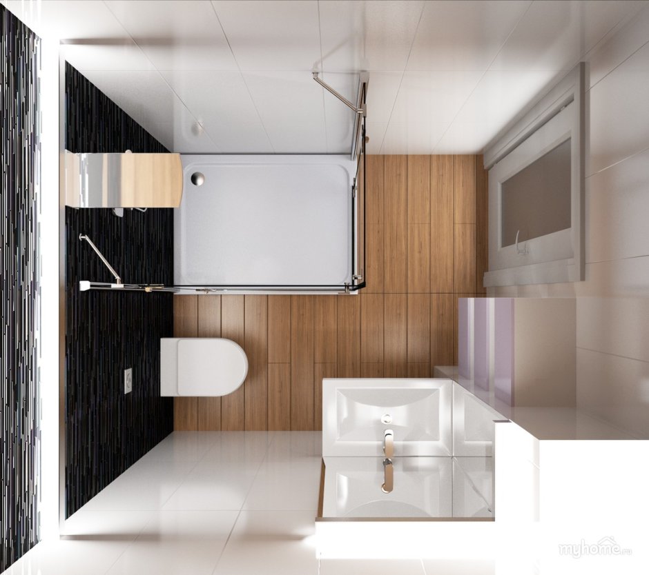 Ванная и туалет раздельные