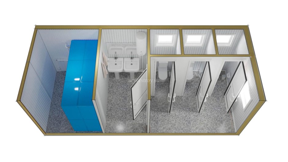 Сгм5 модульный туалет