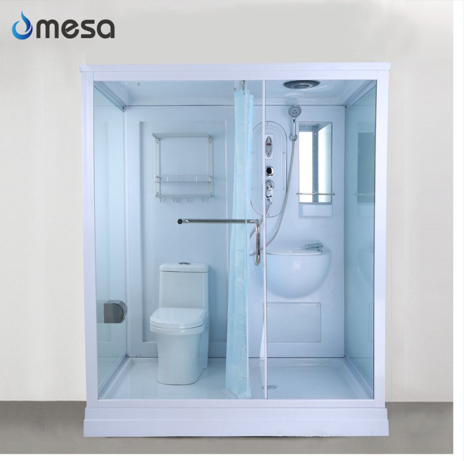 Душевая кабинка с унитазом