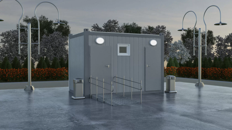 Антивандальный туалетный модуль