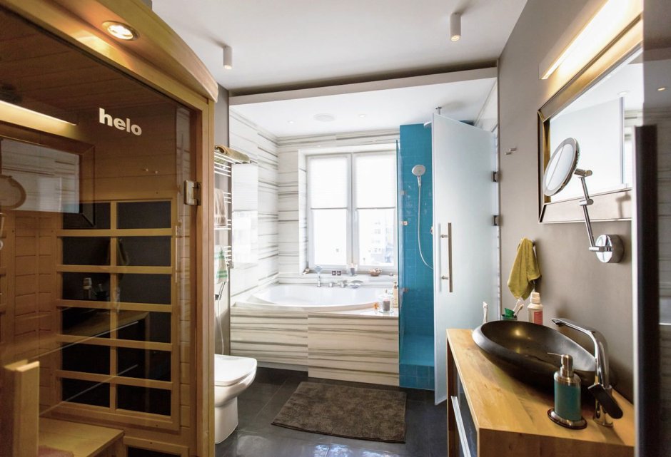 Баня с помывочной 6х6 комнатой