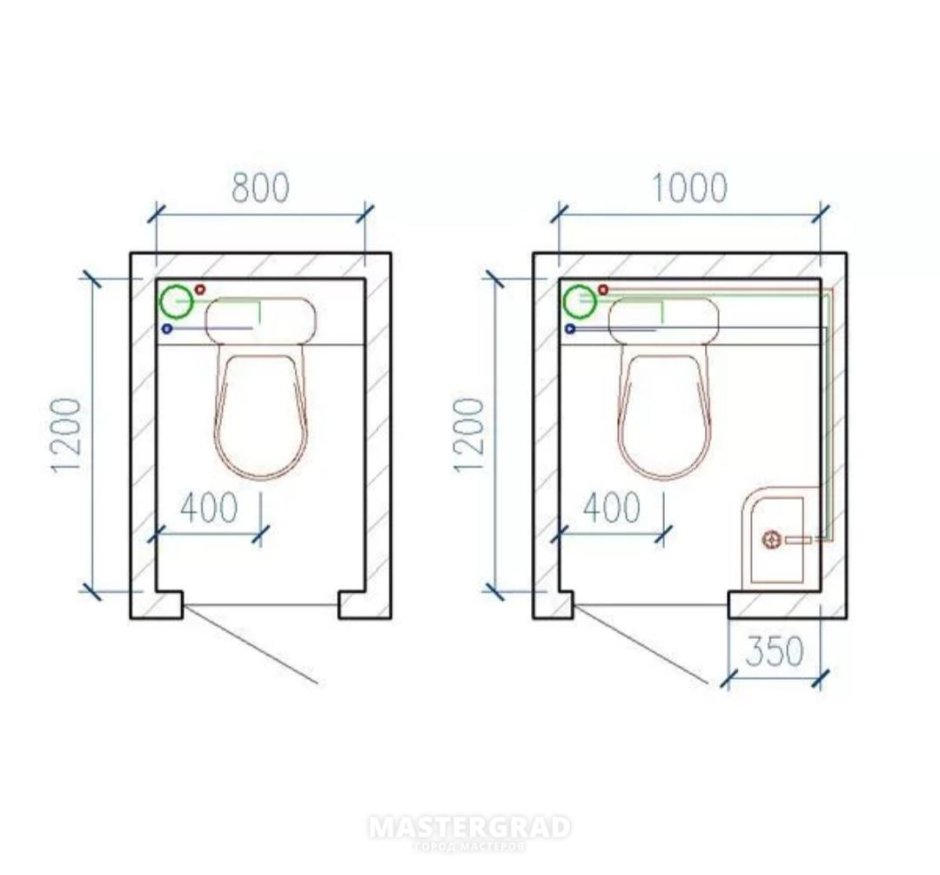 План небольшой бани с парилкой на 3-4 чел