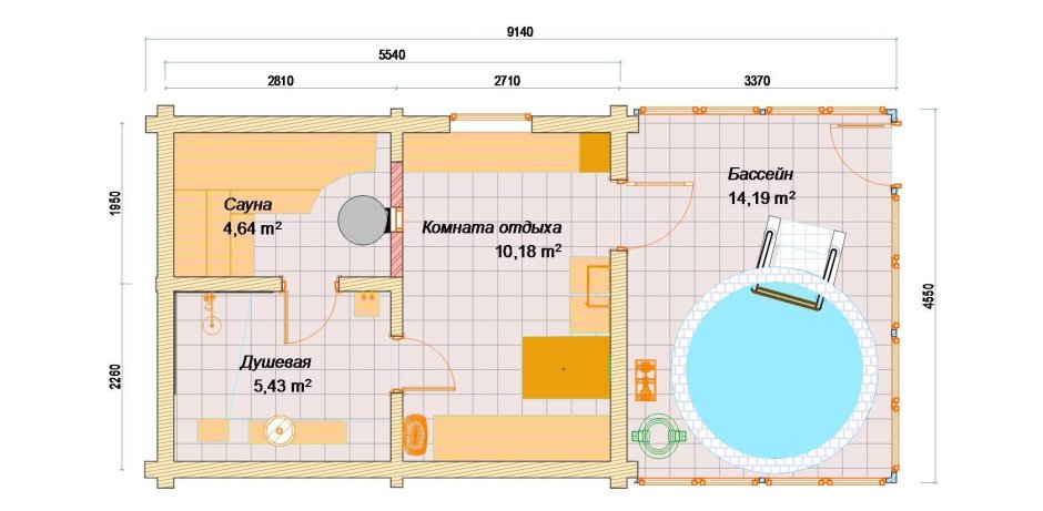 Минимальная ширина кабинки санузла
