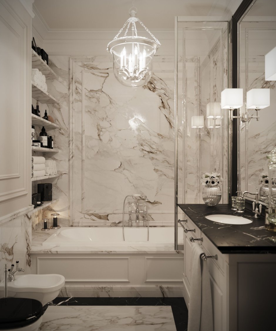 Ванна в стиле Ральф Лорен