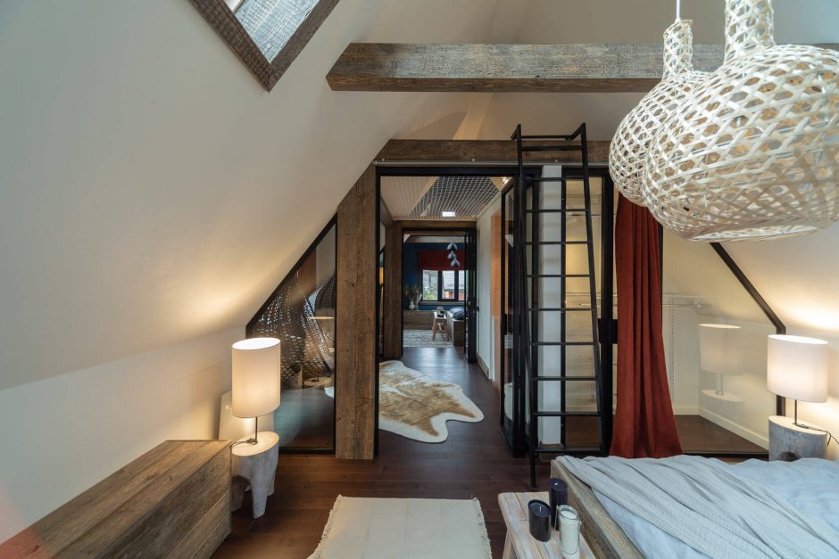 Зонирование мансарды