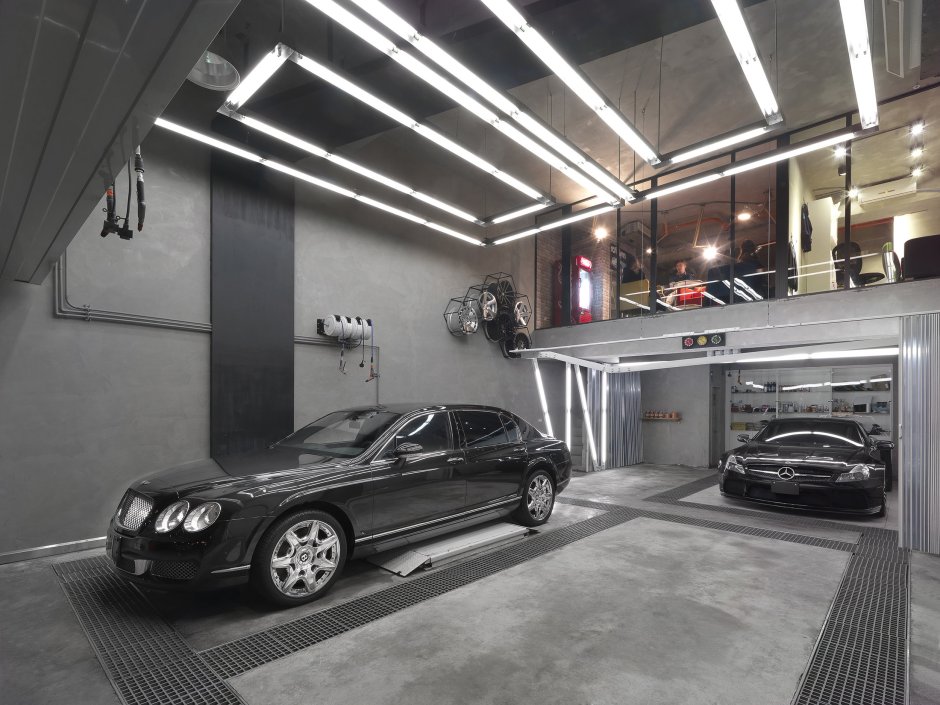 Гараж в стиле лофт