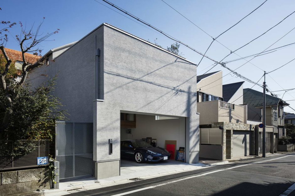Японский дом с гаражом
