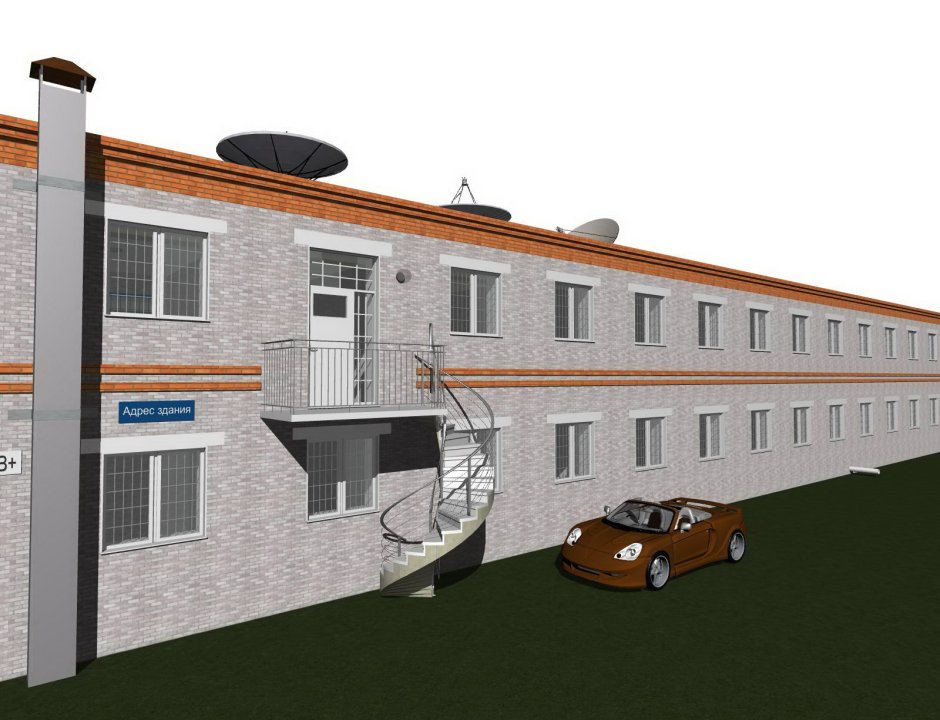Проект трехэтажного гаража