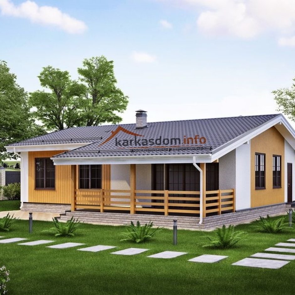 Каркасный дом 9x12 проект кд-44