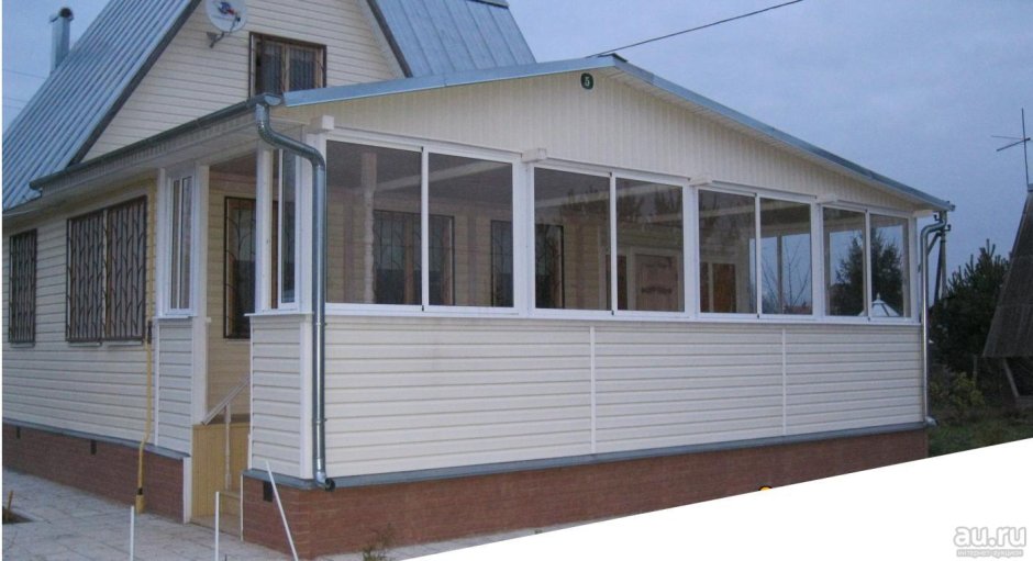 Пластиковые веранды в частный дом