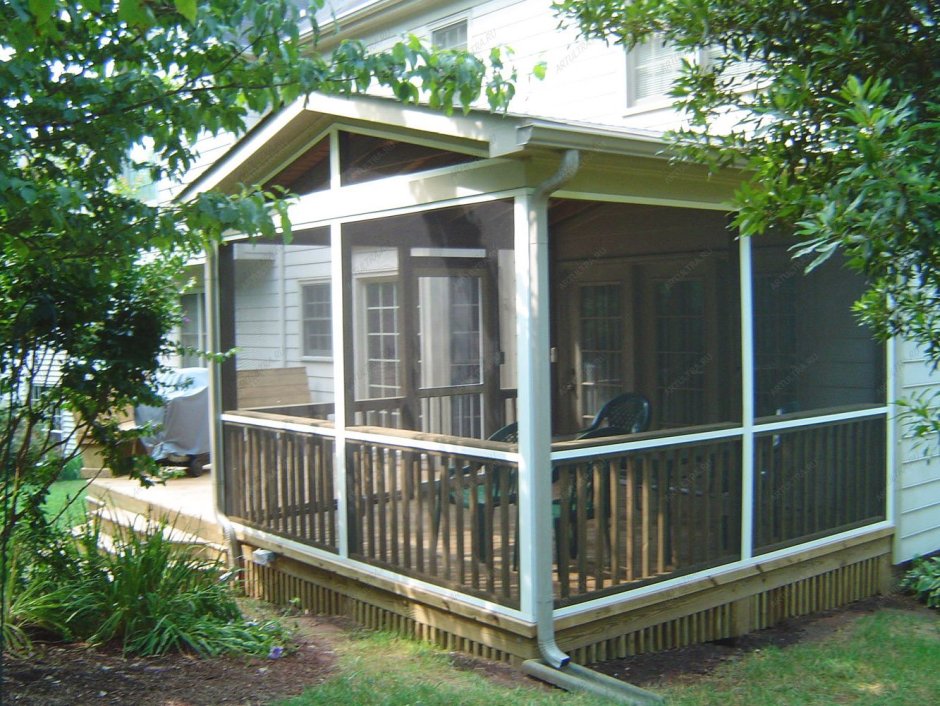 Веранда из металлопластика